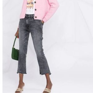 Mother The Insider Crop Step Chew Jeans